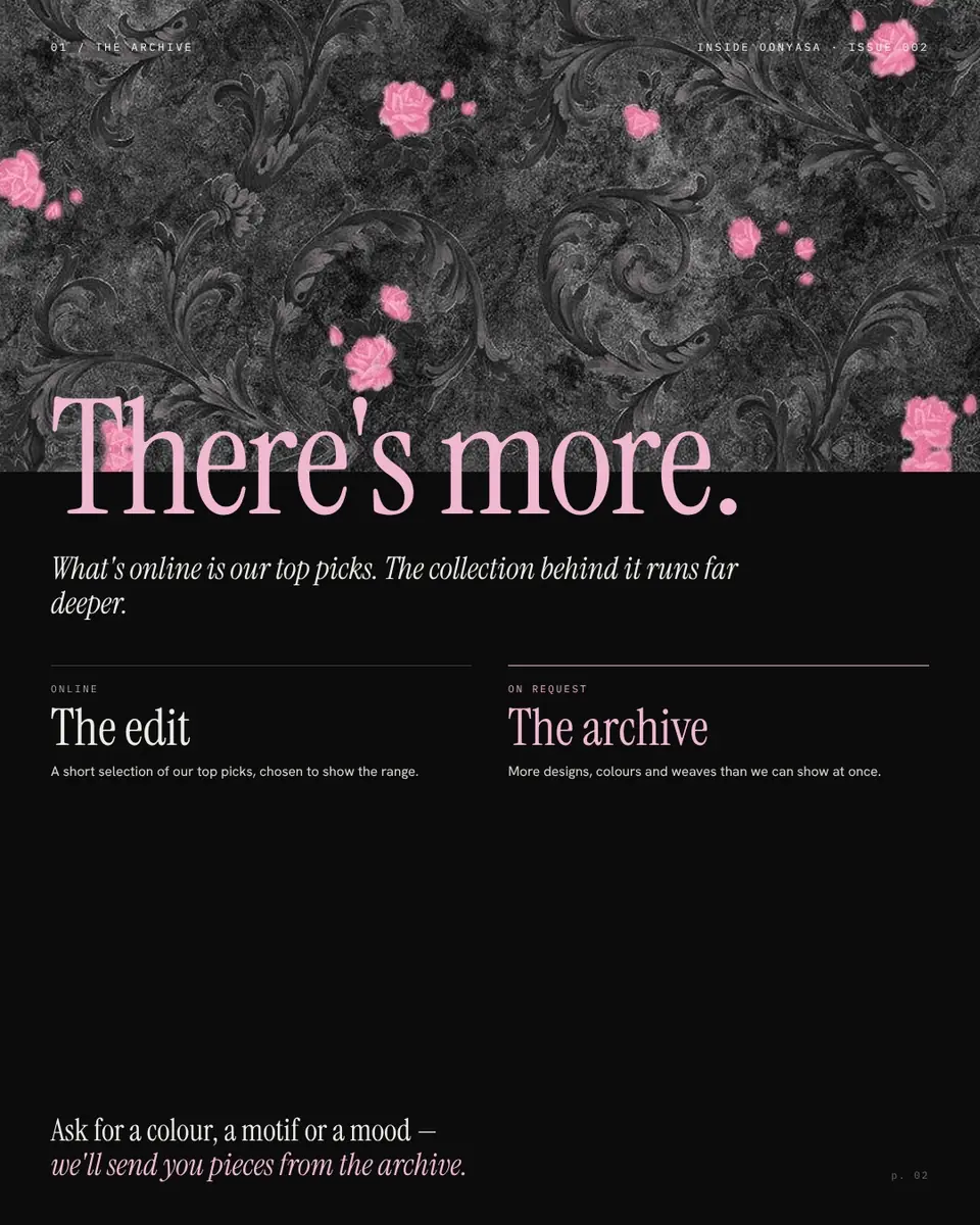 There's more. What's online is our top picks; the archive runs far deeper.